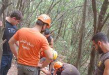 إنقاذ مواطنة من شلال يحشوش