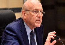 ميقاتي: اوصلنا رسالة واضحة الى رعاة تفاهم وقف اطلاق النار بوجوب وقف الخروق