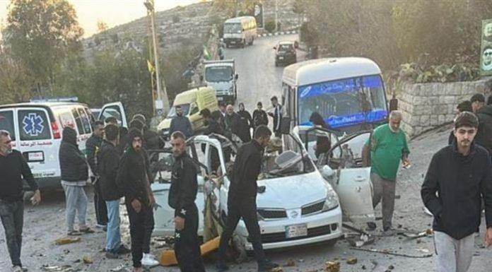 استهداف سيارة في الطيري!