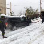 الطرقات المقطوعة بسبب الثلوج…