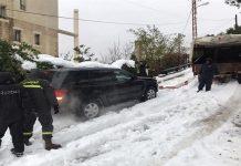 الطرقات المقطوعة بسبب الثلوج…